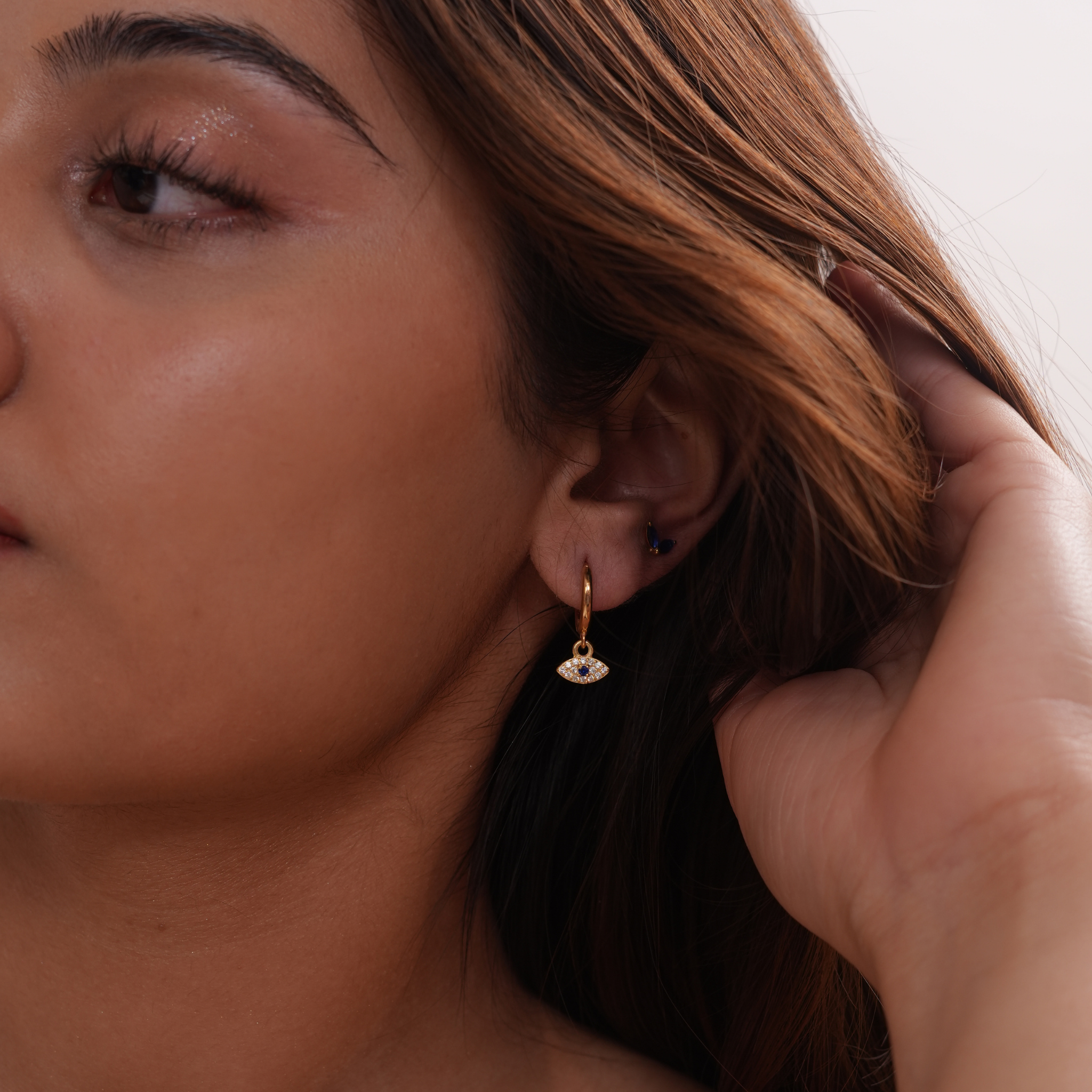 Eye & Leaf Earrings (YD-ER-3)