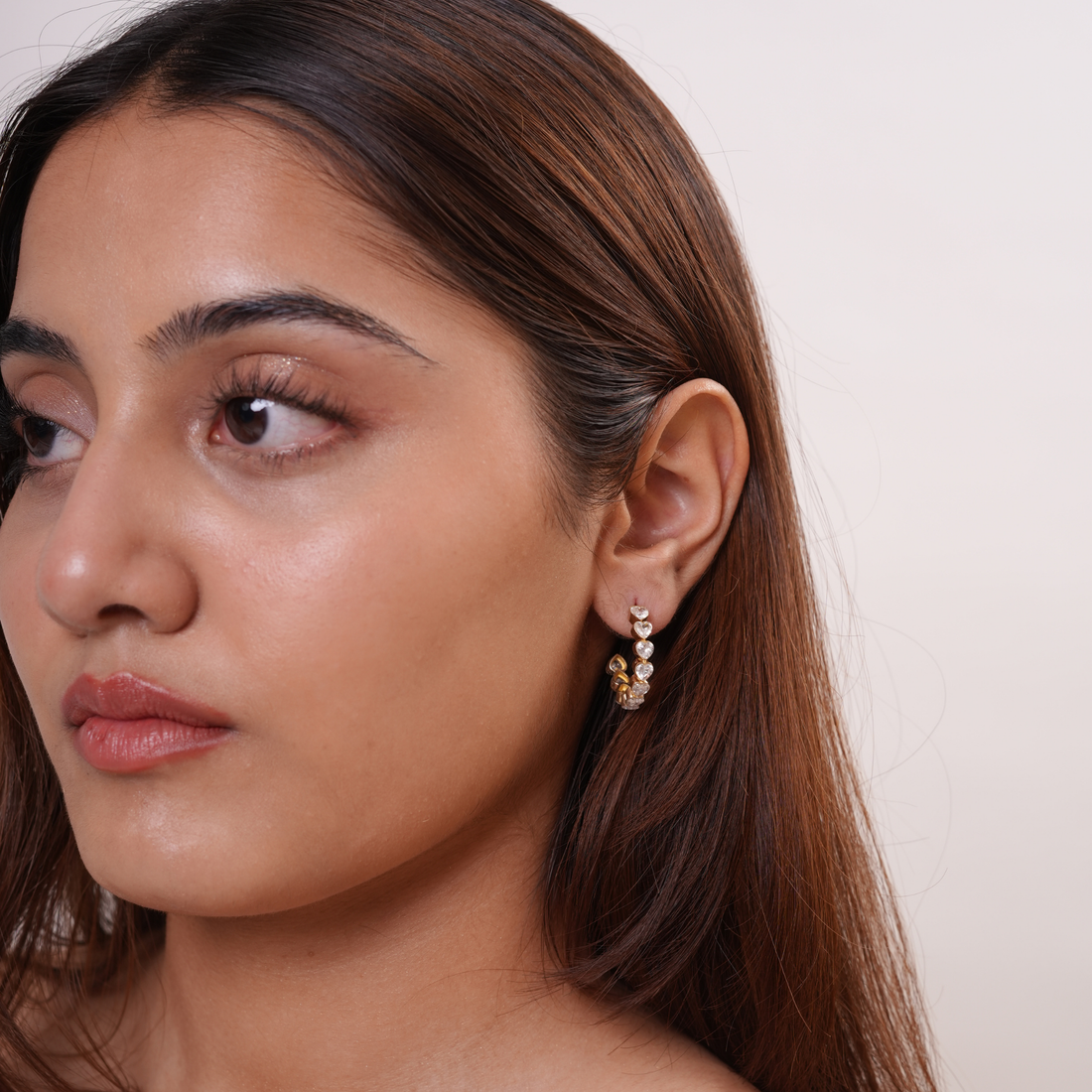 Crystal Hoop Earrings