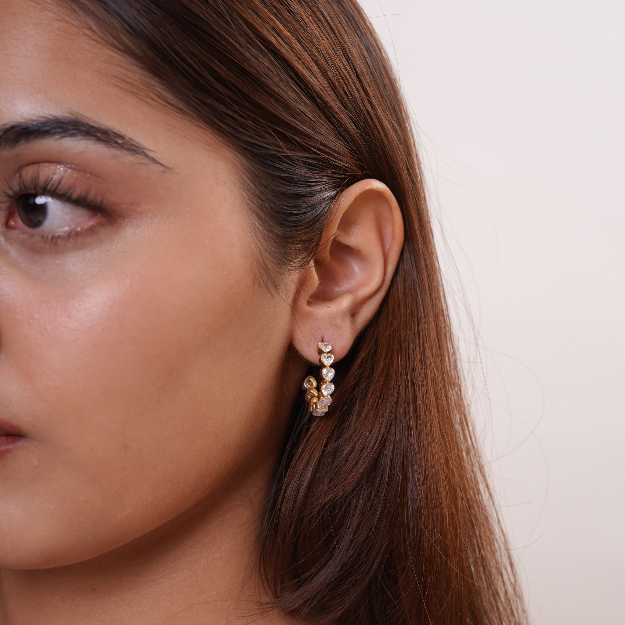 Crystal Hoop Earrings