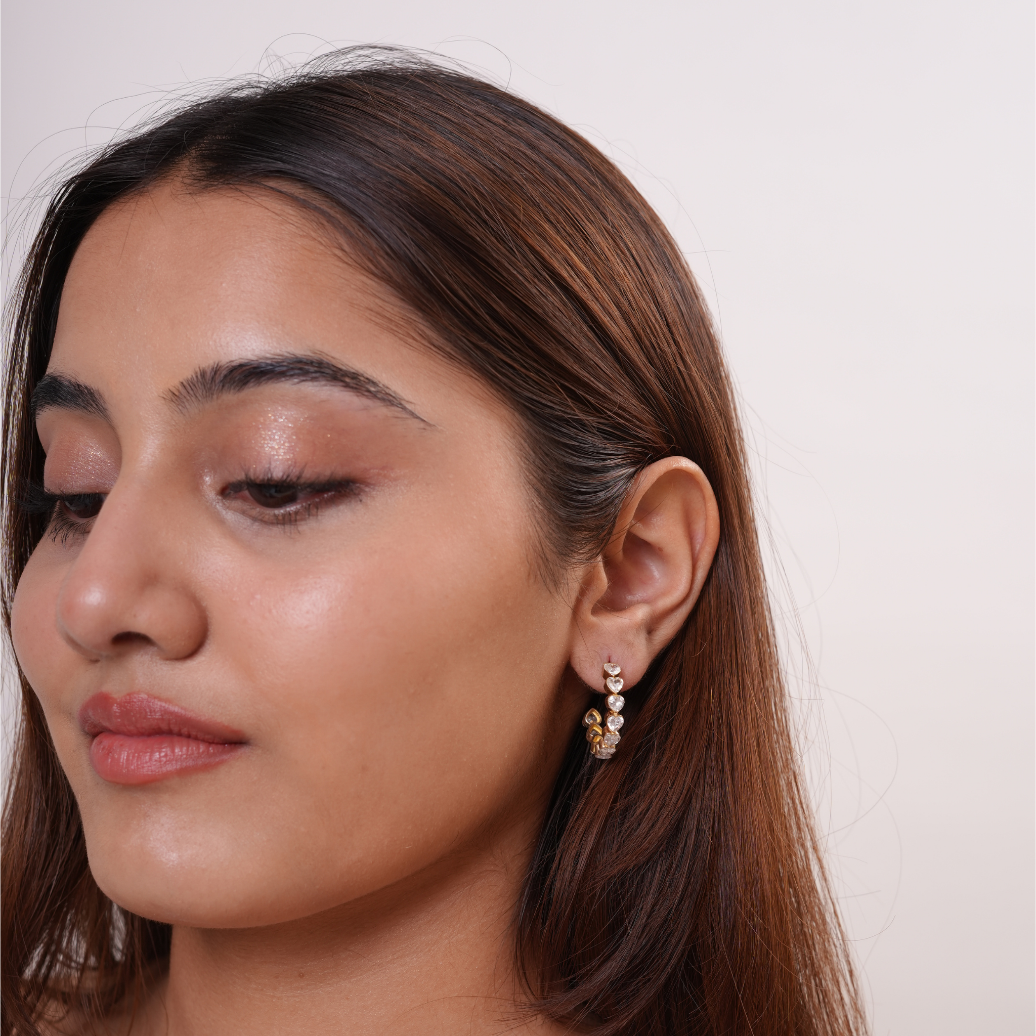 Crystal Hoop Earrings