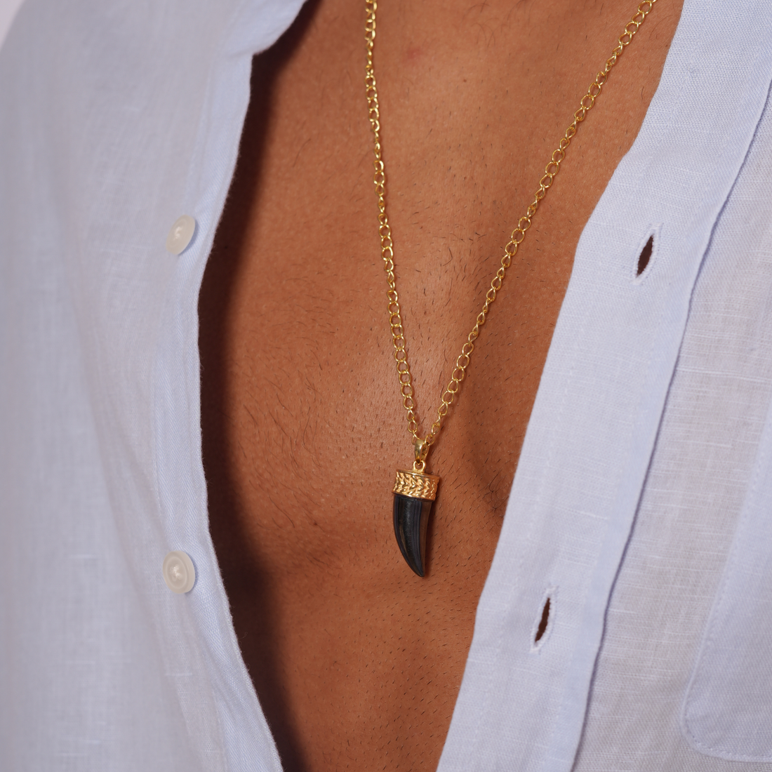 Black Rhodium Pendant With Chain (YD-PD-7)