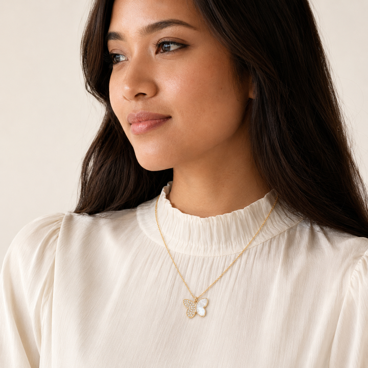 Butterfly Pendant Necklace