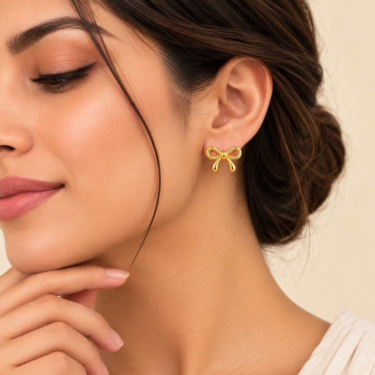 Bow Stud Earrings