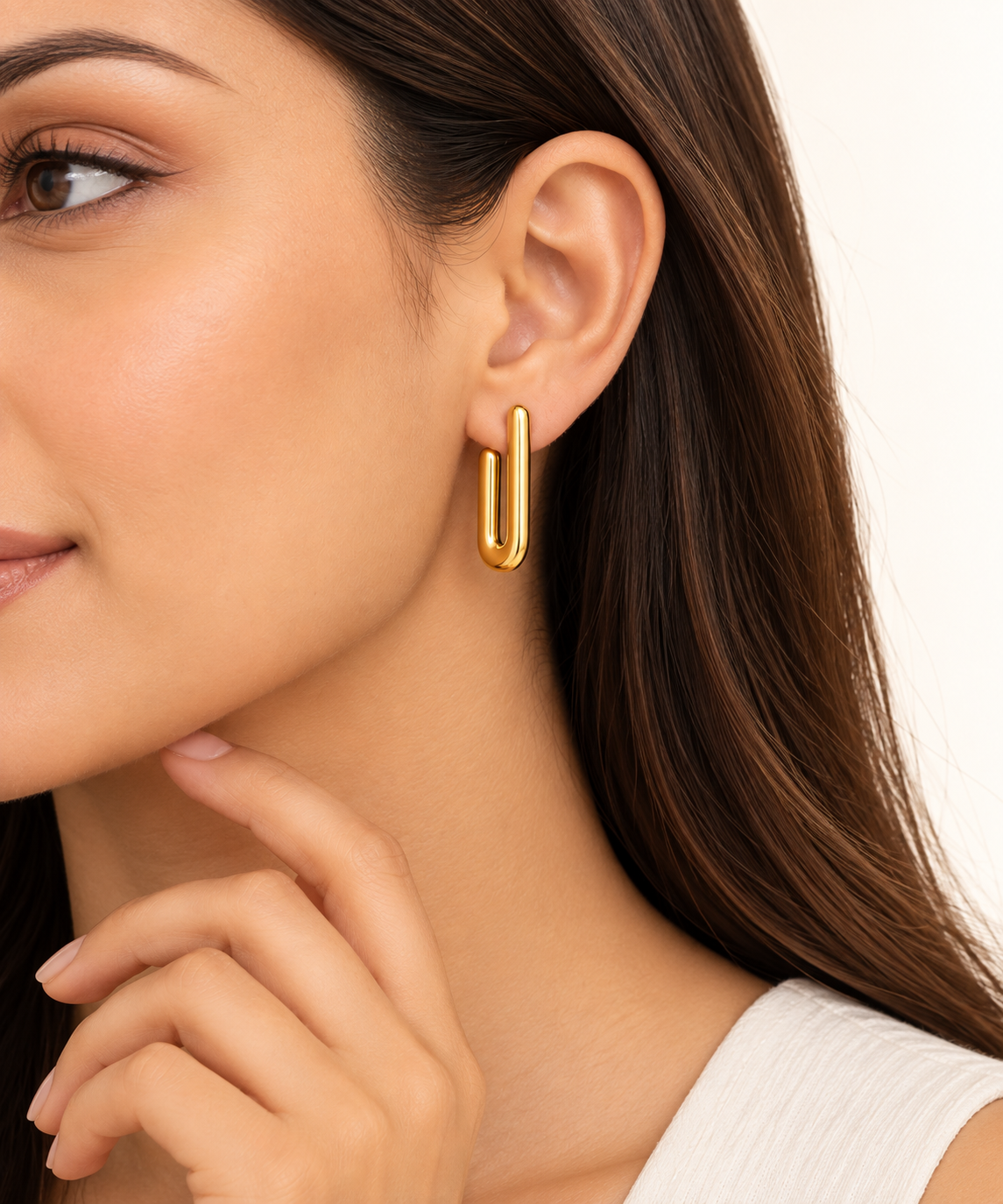 U-Shape Drop Earrings
