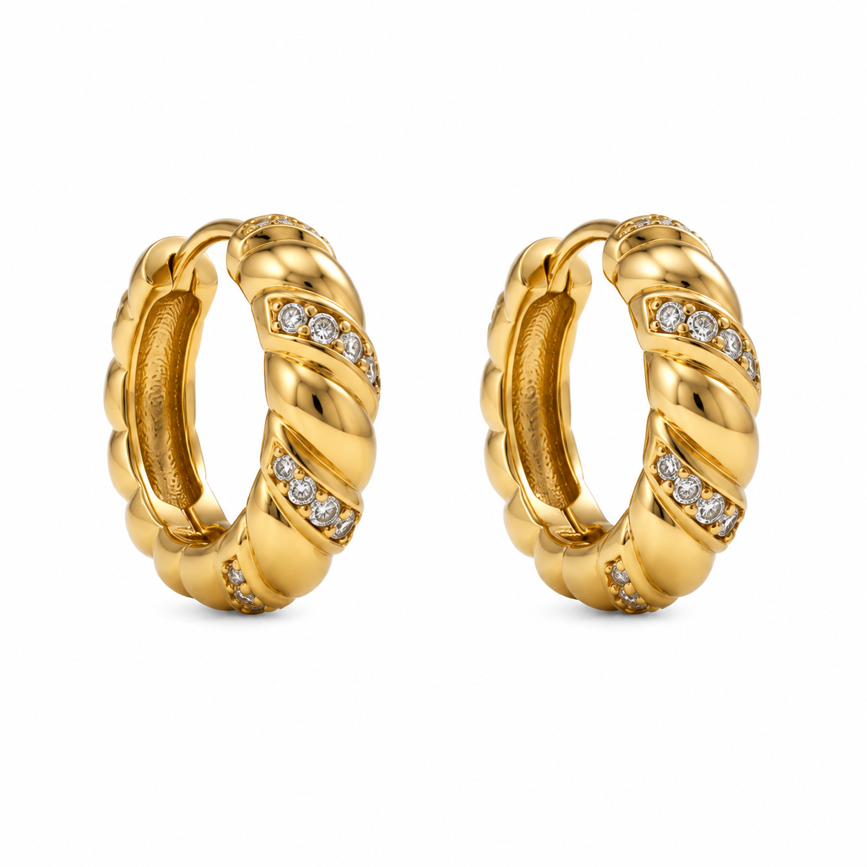 Golden Rope Hoops (YD-ER-11)