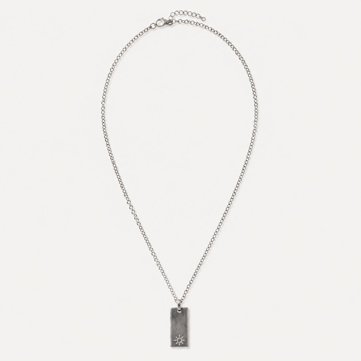 Sun Tag Necklace
