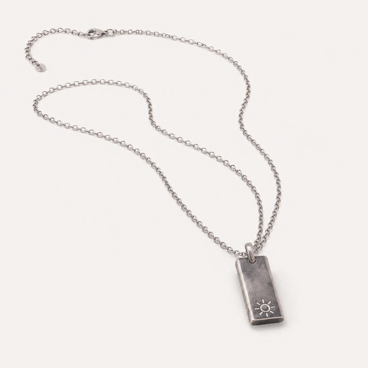 Sun Tag Necklace