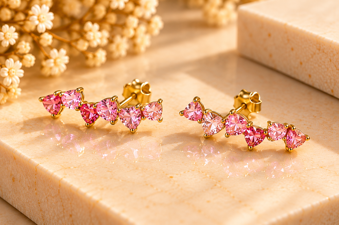 Contemporary Heart Earrings