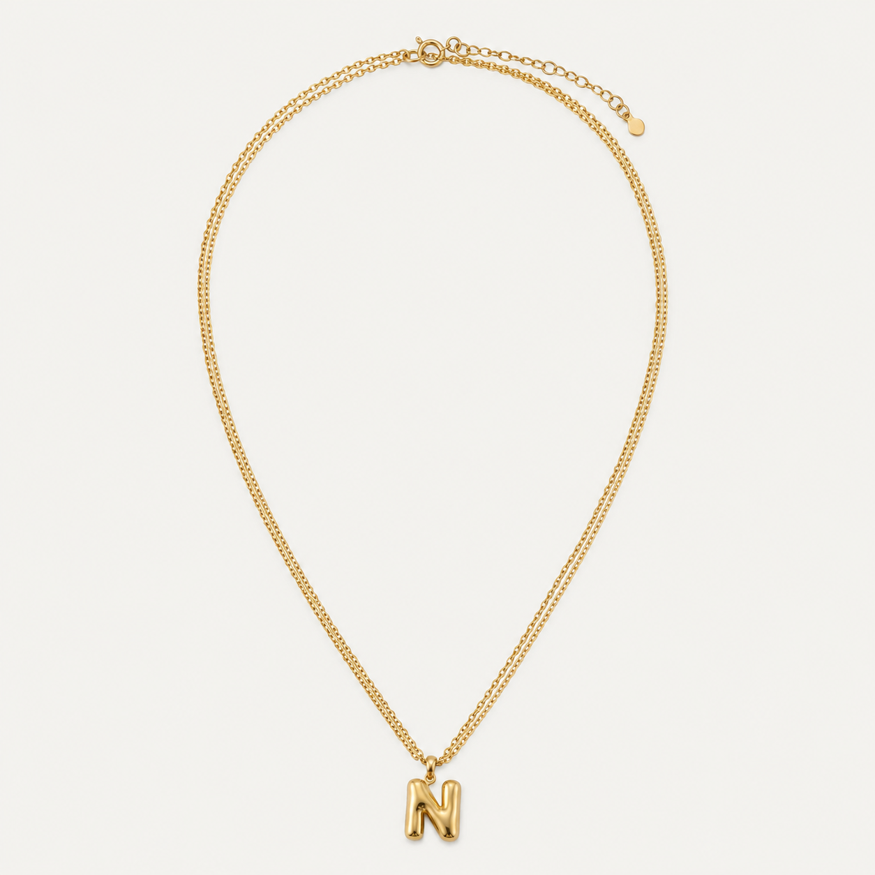 N Initial Necklace