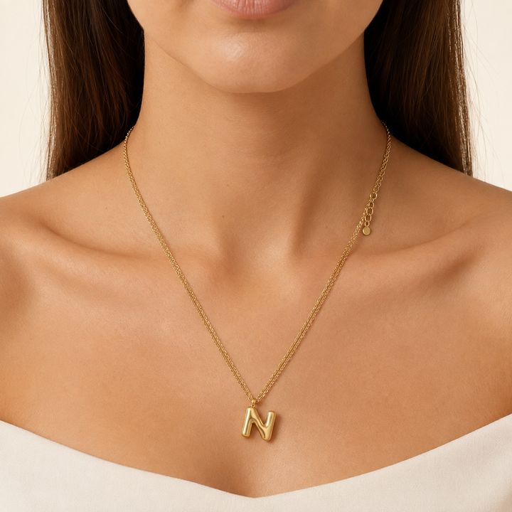 N Initial Necklace