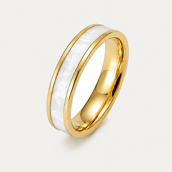 Mosaic Inlay Band Ring