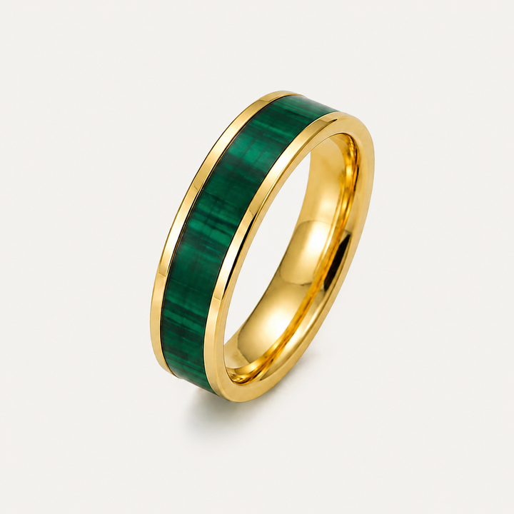 Mosaic Inlay Band Ring