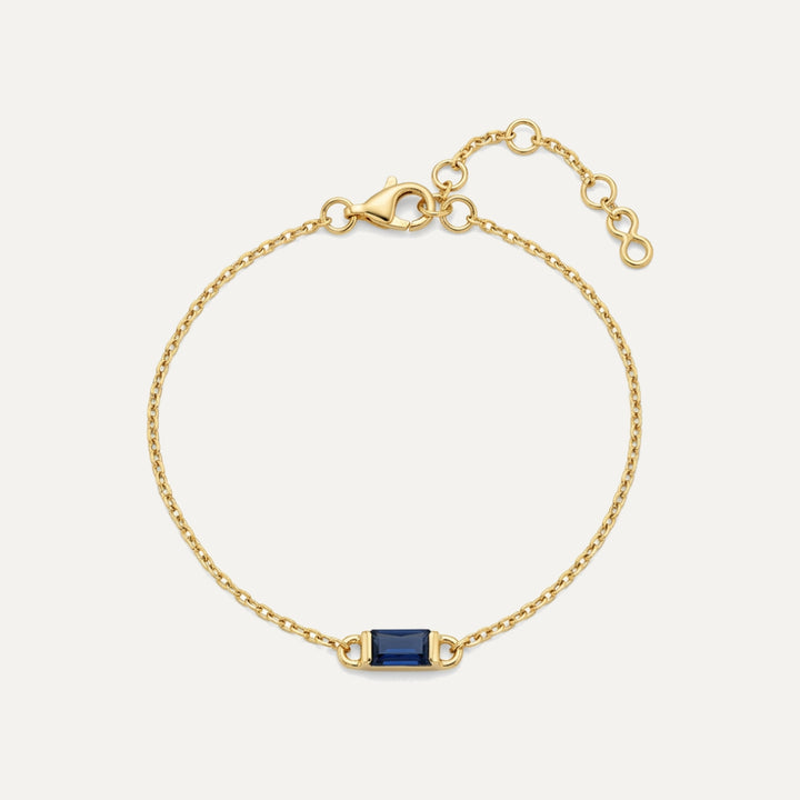 Blue Baguette Bracelet