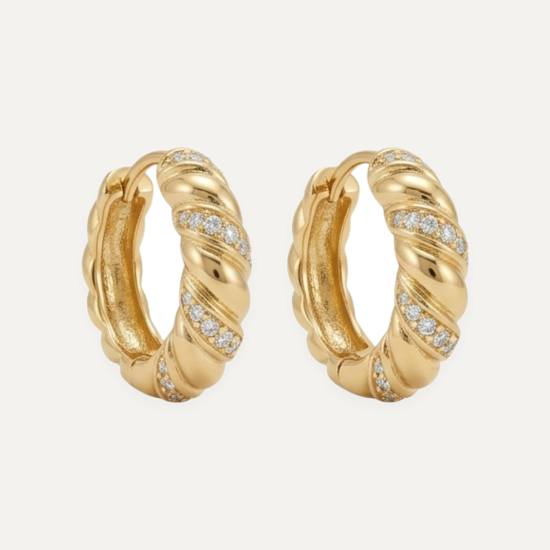 Golden Rope Hoops (YD-ER-11)