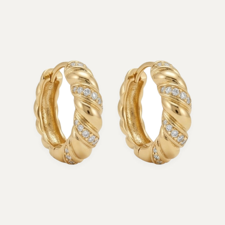 Golden Rope Hoops (YD-ER-11)