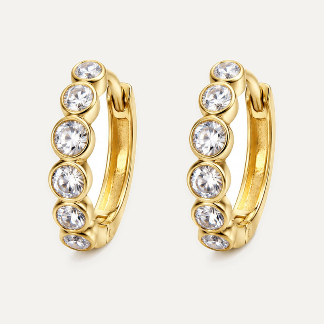 Crystal Hoop Earrings